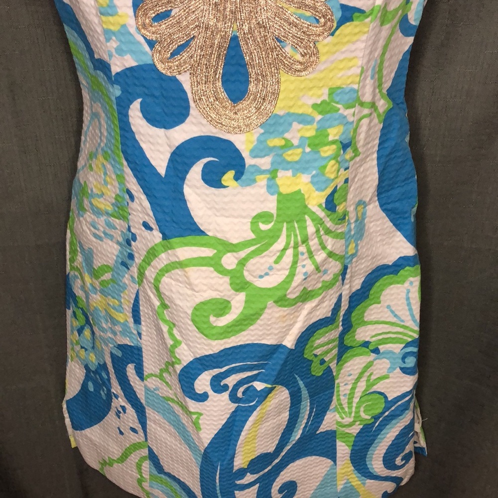 Lilly Pulitzer Janice Shift Dress in Crystal Coast - Picture 9 of 13